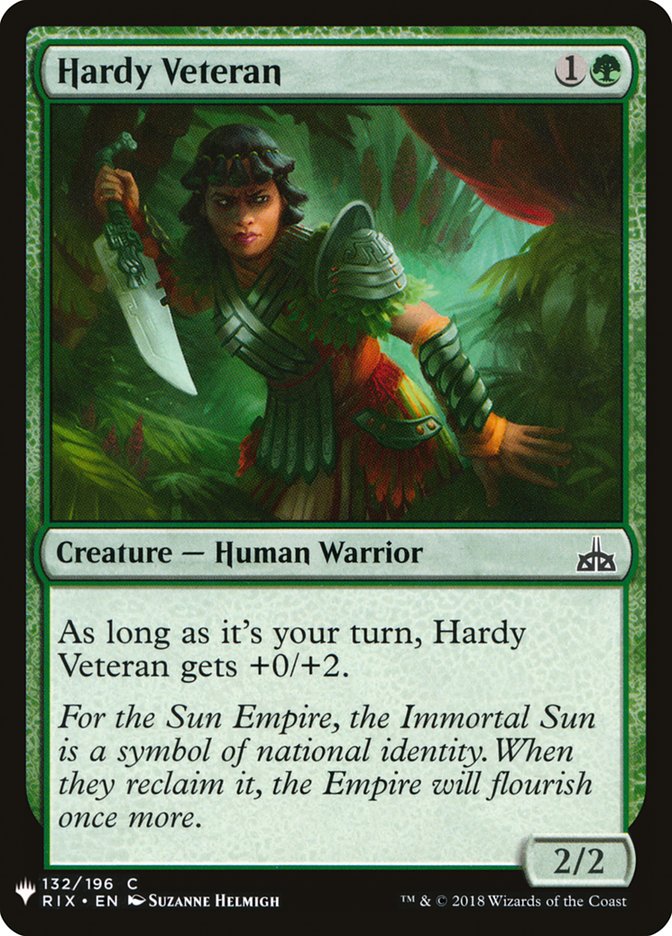 Hardy Veteran [Mystery Booster] MTG Single Magic: The Gathering | Red Claw Gaming