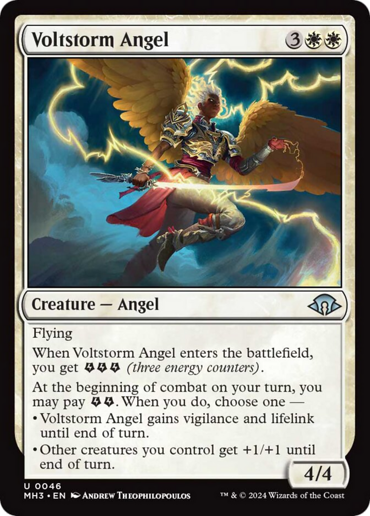 Voltstorm Angel [Modern Horizons 3] MTG Single Magic: The Gathering    | Red Claw Gaming