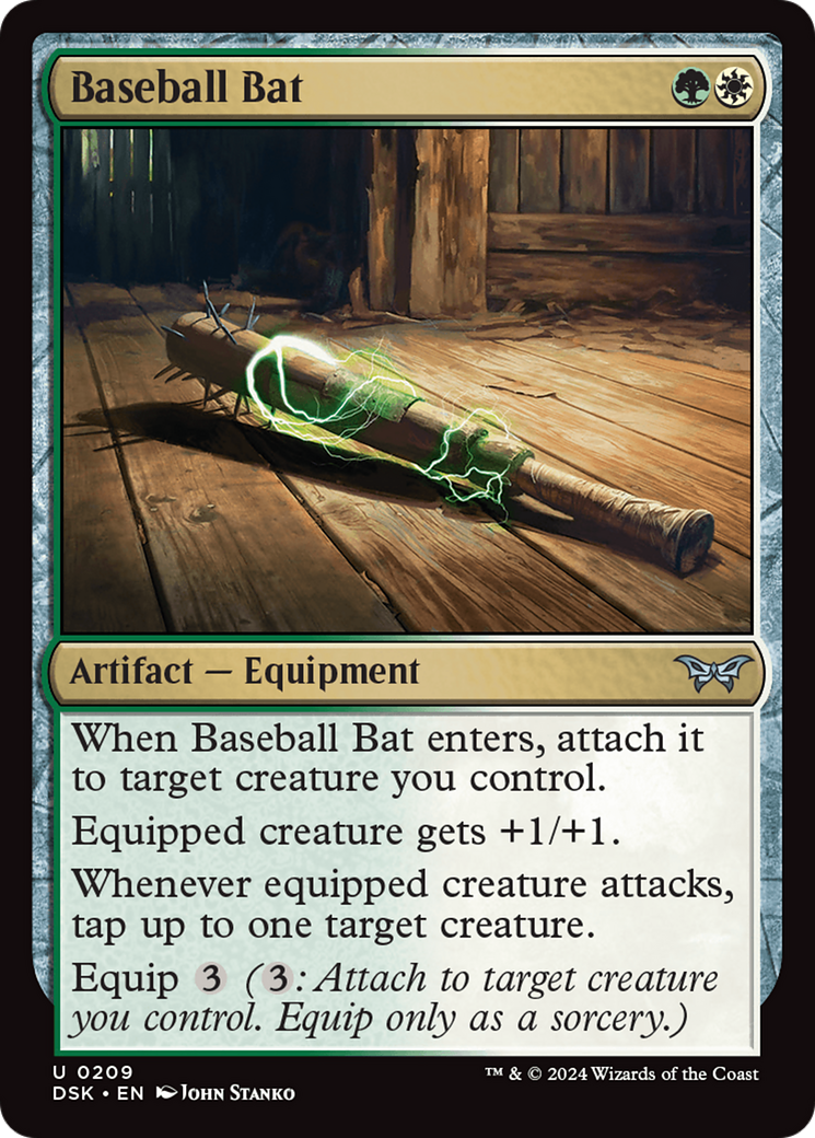 Baseball Bat [Duskmourn: House of Horror] MTG Single Magic: The Gathering | Red Claw Gaming