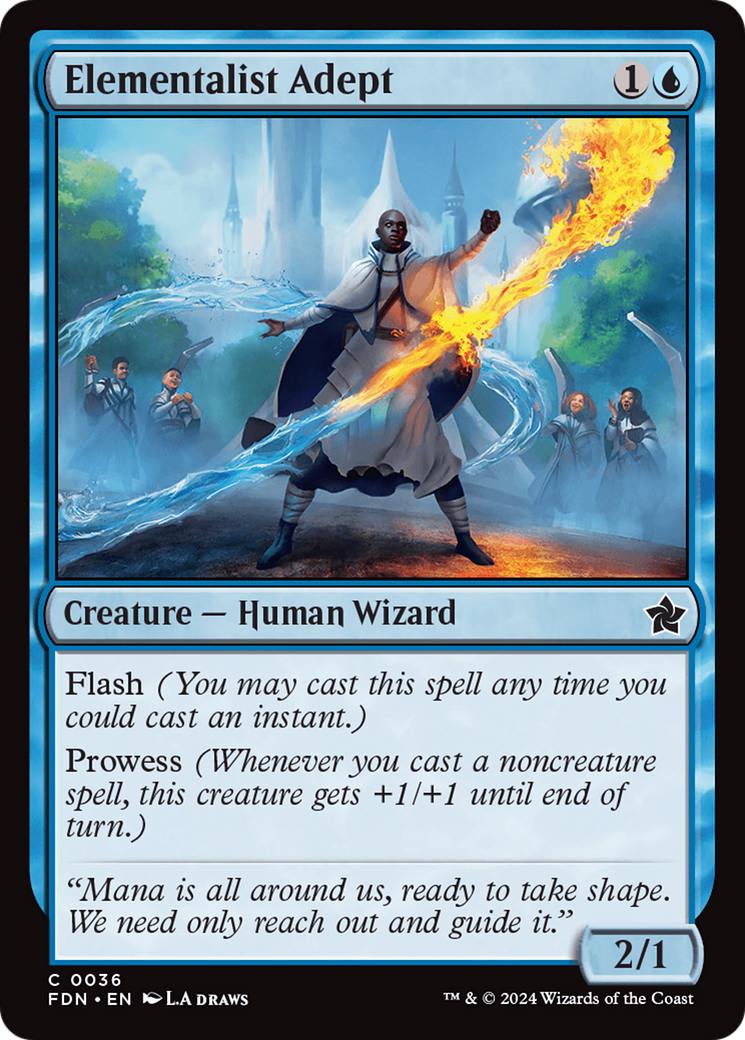 Elementalist Adept [Foundations] MTG Single Magic: The Gathering | Red Claw Gaming