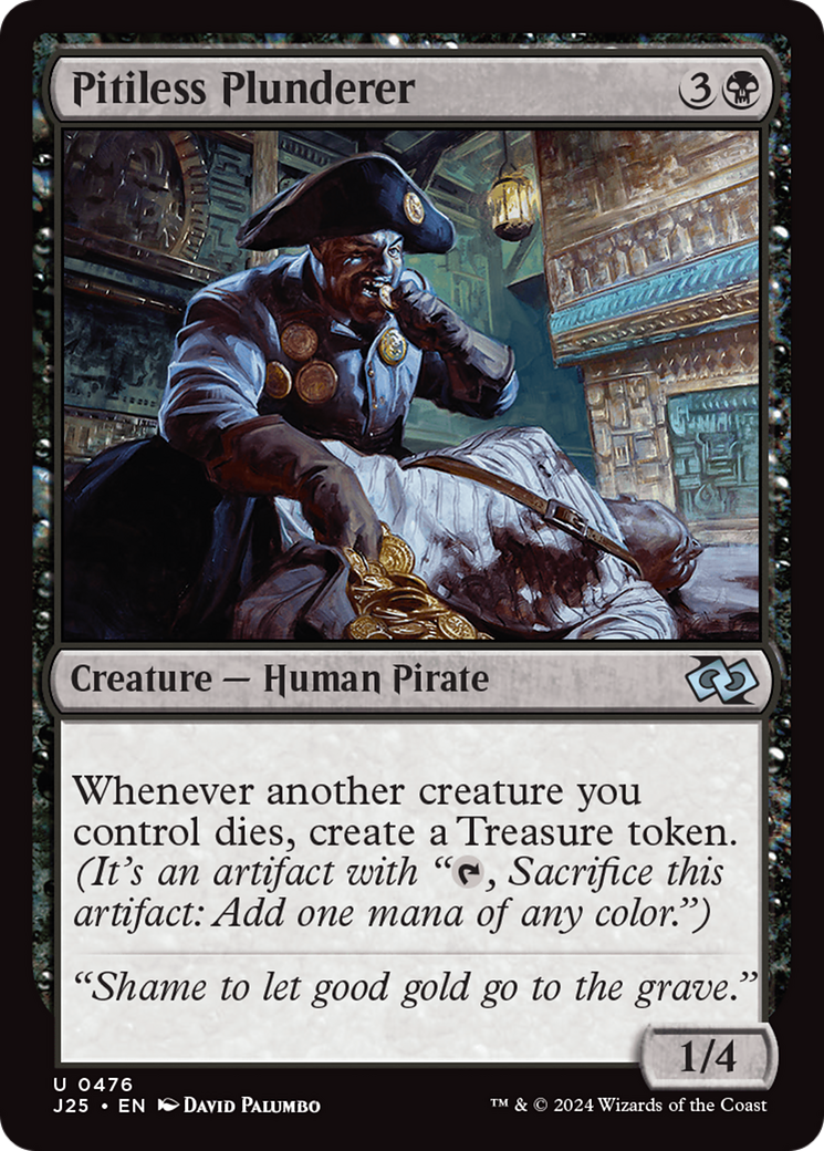 Pitiless Plunderer [Foundations Jumpstart] MTG Single Magic: The Gathering | Red Claw Gaming