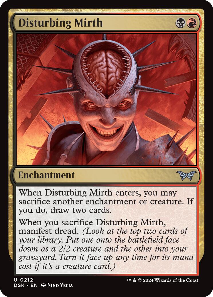 Distrubring Mirth [Duskmourn: House of Horror] MTG Single Magic: The Gathering    | Red Claw Gaming