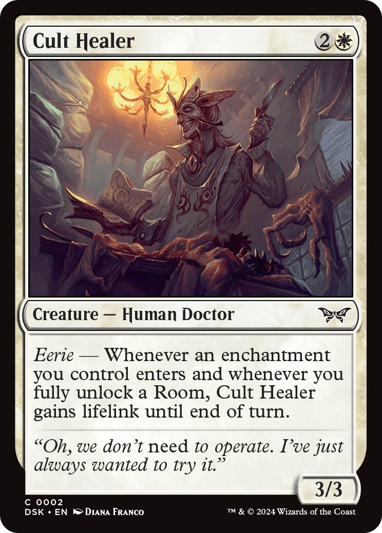 Cult Healer [Duskmourn: House of Horror] MTG Single Magic: The Gathering    | Red Claw Gaming