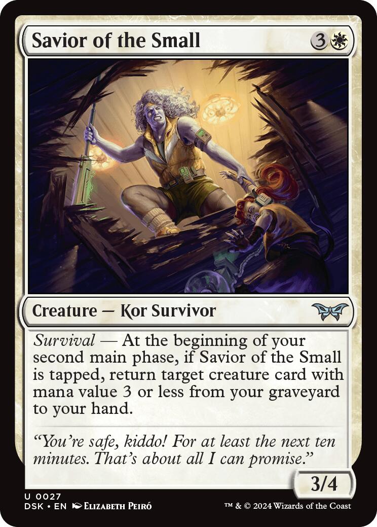 Savior of the Small [Duskmourn: House of Horror] MTG Single Magic: The Gathering    | Red Claw Gaming