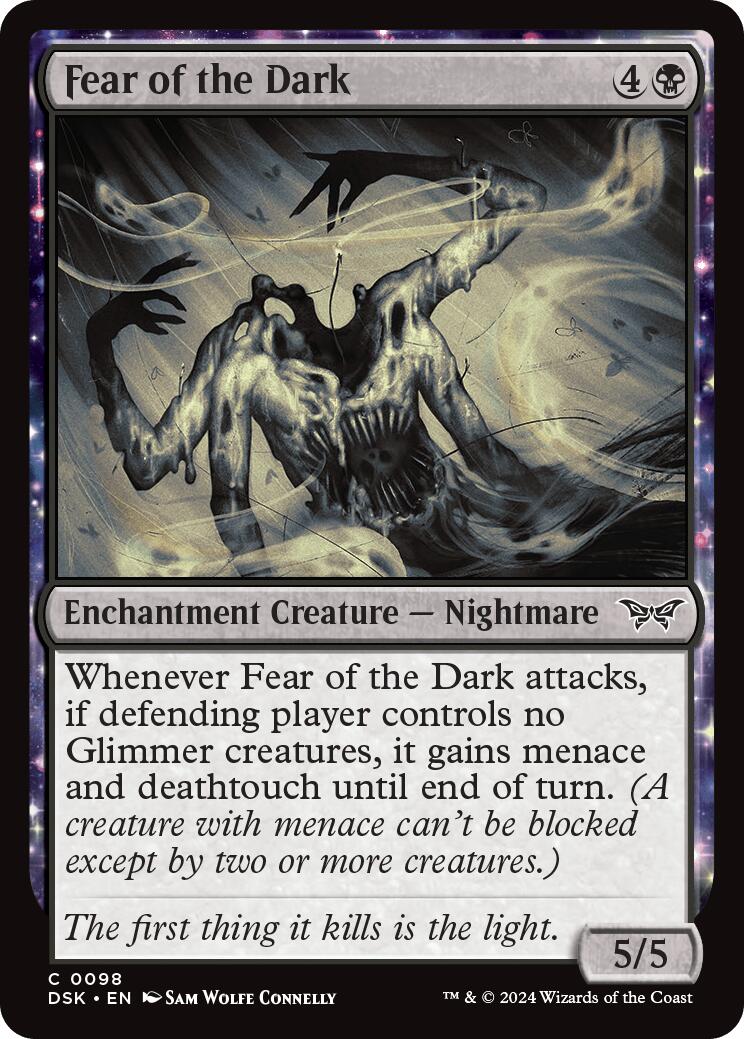 Fear of the Dark [Duskmourn: House of Horror] MTG Single Magic: The Gathering    | Red Claw Gaming