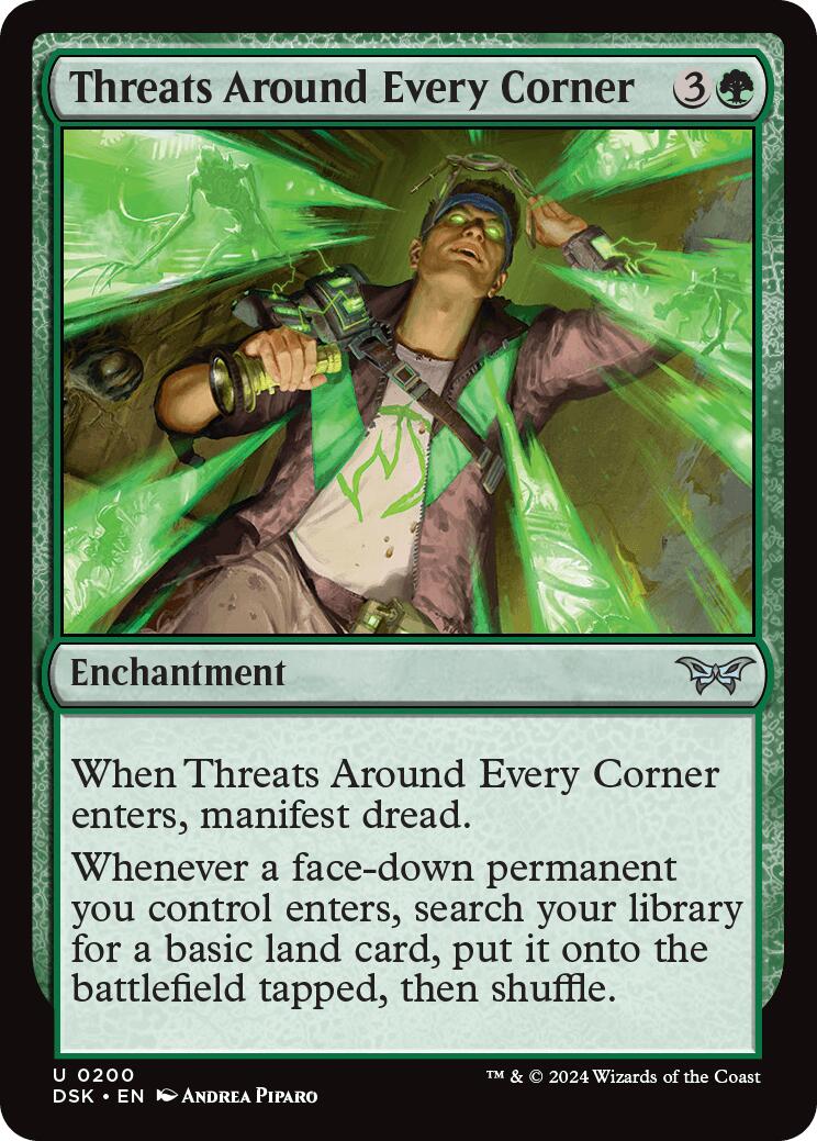 Threats Around Every Corner [Duskmourn: House of Horror] MTG Single Magic: The Gathering    | Red Claw Gaming