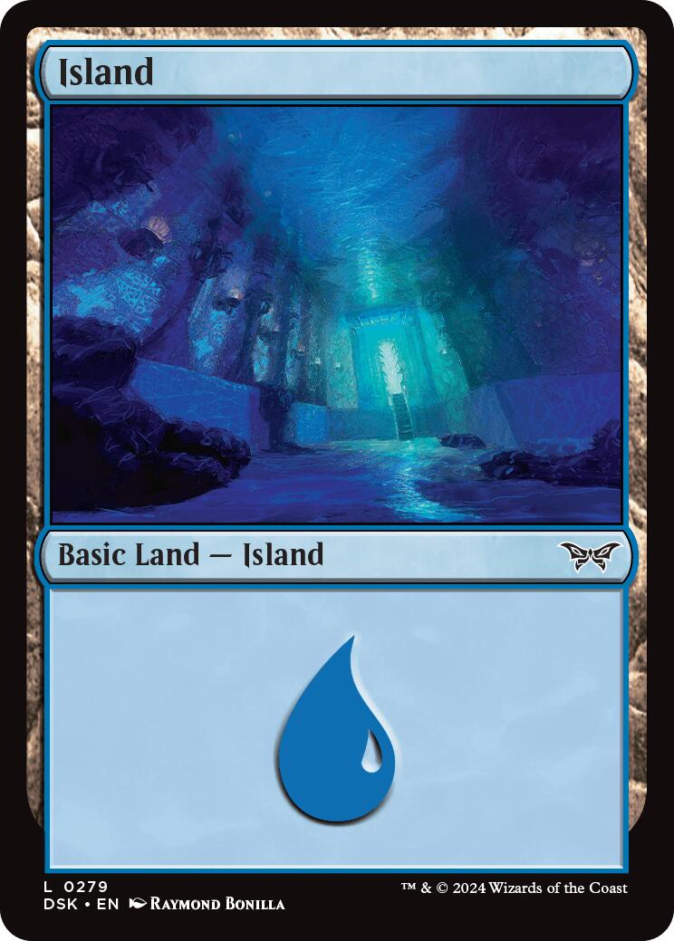 Island (0279) [Duskmourn: House of Horror] MTG Single Magic: The Gathering    | Red Claw Gaming