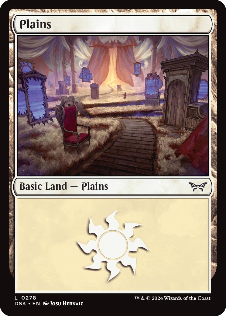 Plains (0278) [Duskmourn: House of Horror] MTG Single Magic: The Gathering    | Red Claw Gaming