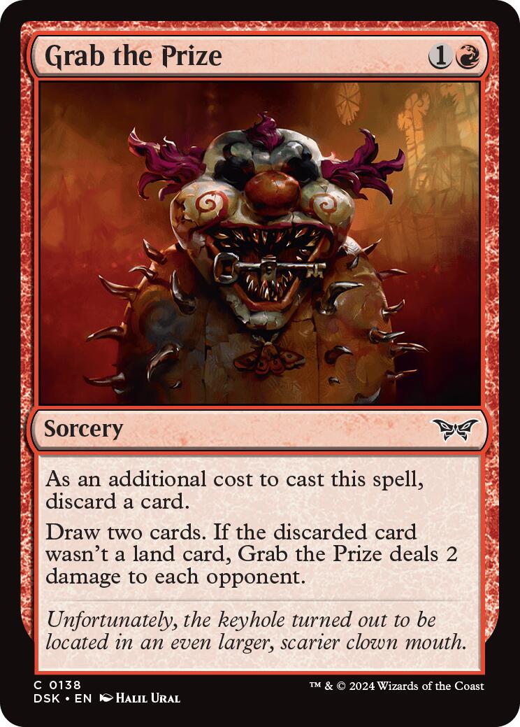 Grab the Prize [Duskmourn: House of Horror] MTG Single Magic: The Gathering | Red Claw Gaming