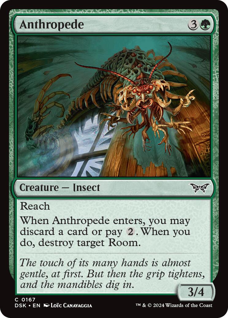 Anthropede [Duskmourn: House of Horror] MTG Single Magic: The Gathering | Red Claw Gaming