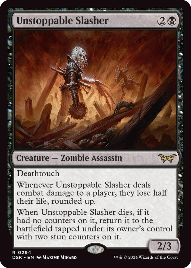 Unstoppable Slasher (0294) [Duskmourn: House of Horror] MTG Single Magic: The Gathering    | Red Claw Gaming