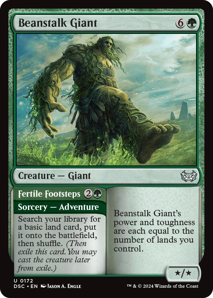 Beanstalk Giant [Duskmourn: House of Horror Commander] MTG Single Magic: The Gathering    | Red Claw Gaming