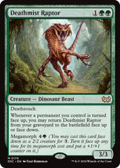 Deathmist Raptor [Duskmourn: House of Horror Commander] MTG Single Magic: The Gathering    | Red Claw Gaming