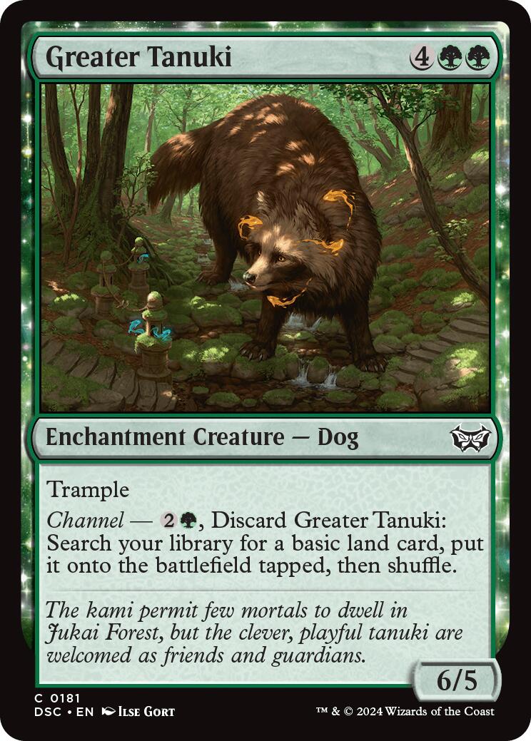 Greater Tanuki [Duskmourn: House of Horror Commander] MTG Single Magic: The Gathering    | Red Claw Gaming