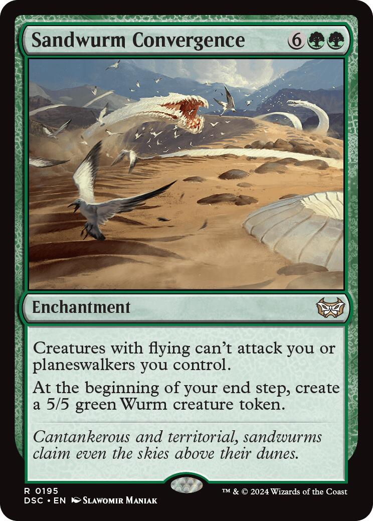 Sandwurm Convergence [Duskmourn: House of Horror Commander] MTG Single Magic: The Gathering    | Red Claw Gaming