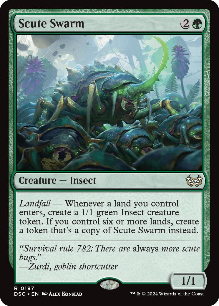 Scute Swarm [Duskmourn: House of Horror Commander] MTG Single Magic: The Gathering    | Red Claw Gaming