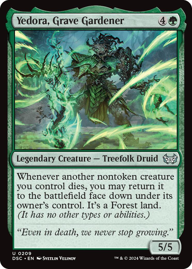 Yedora, Grave Gardener [Duskmourn: House of Horror Commander] MTG Single Magic: The Gathering    | Red Claw Gaming