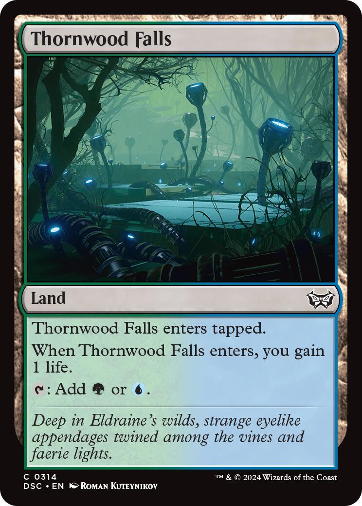 Thornwood Falls [Duskmourn: House of Horror Commander] MTG Single Magic: The Gathering    | Red Claw Gaming