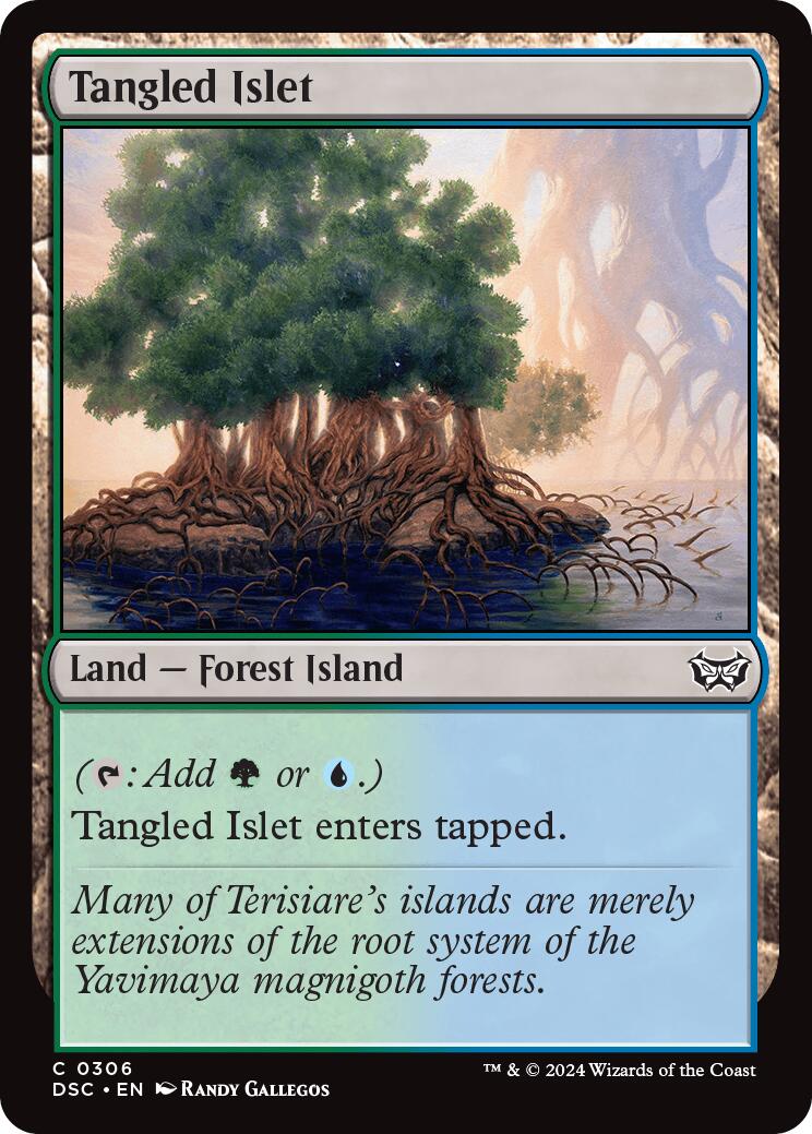 Tangled Islet [Duskmourn: House of Horror Commander] MTG Single Magic: The Gathering    | Red Claw Gaming