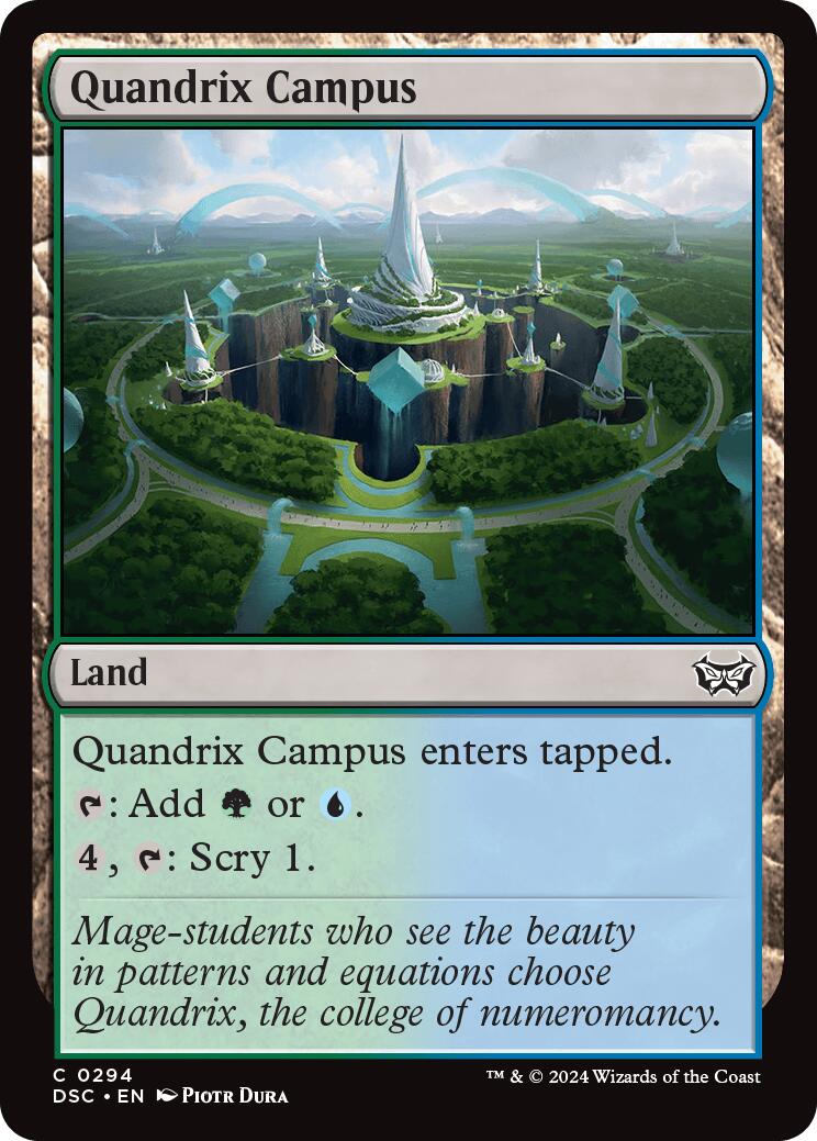 Quandrix Campus [Duskmourn: House of Horror Commander] MTG Single Magic: The Gathering    | Red Claw Gaming