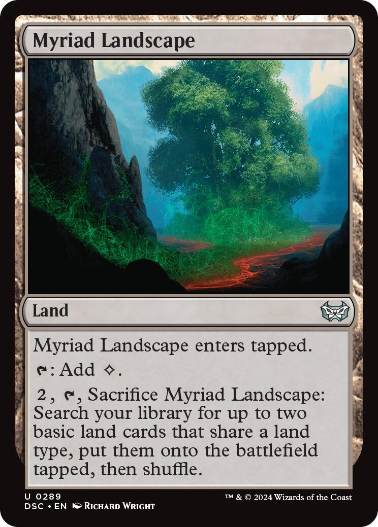 Myriad Landscape [Duskmourn: House of Horror Commander] MTG Single Magic: The Gathering    | Red Claw Gaming