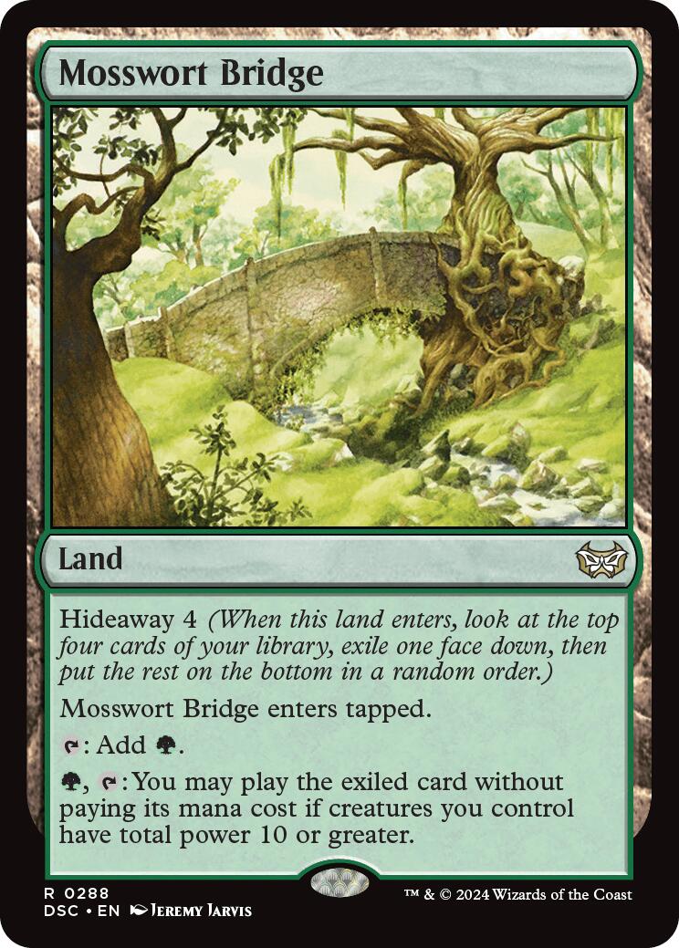 Mosswort Bridge [Duskmourn: House of Horror Commander] MTG Single Magic: The Gathering    | Red Claw Gaming