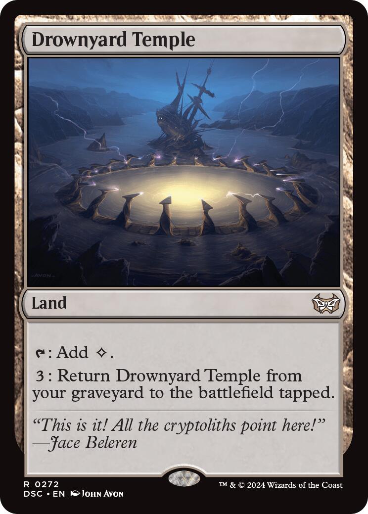 Drownyard Temple [Duskmourn: House of Horror Commander] MTG Single Magic: The Gathering    | Red Claw Gaming