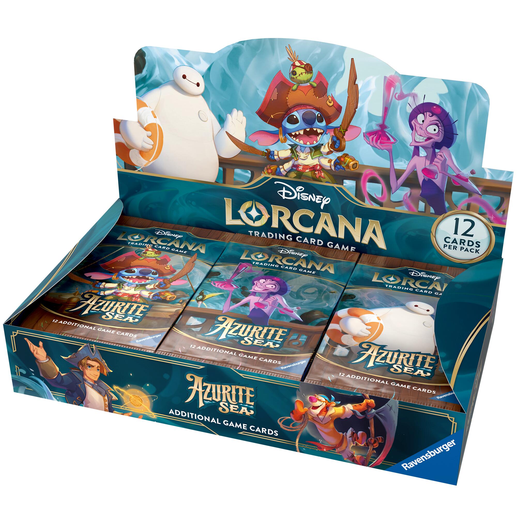 Azurite Sea - Booster Box Lorcana Sealed Disney | Red Claw Gaming