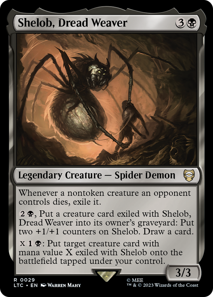 Shelob, Dread Weaver [The Lord of the Rings: Tales of Middle-Earth Commander] MTG Single Magic: The Gathering | Red Claw Gaming