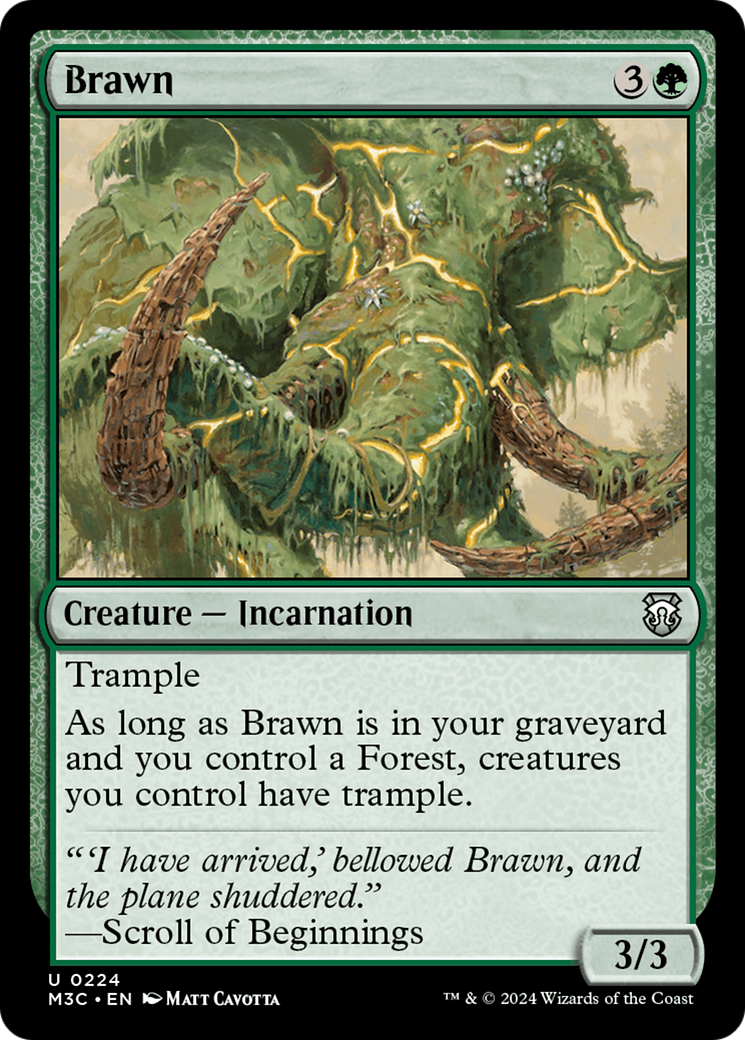 Brawn [Modern Horizons 3 Commander] MTG Single Magic: The Gathering    | Red Claw Gaming