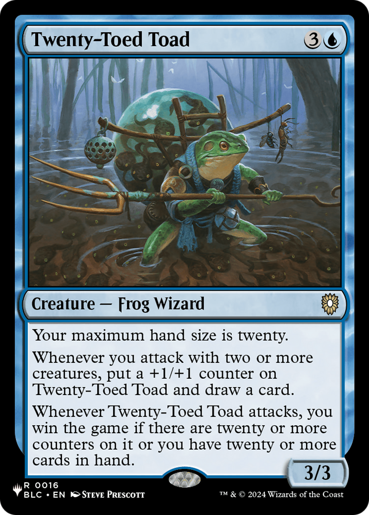 Twenty-Toed Toad [The List] MTG Single Magic: The Gathering | Red Claw Gaming