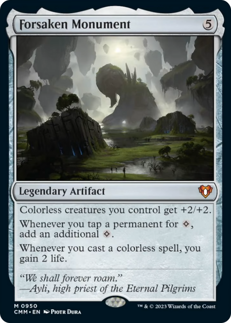 Forsaken Monument [Commander Masters] MTG Single Magic: The Gathering    | Red Claw Gaming