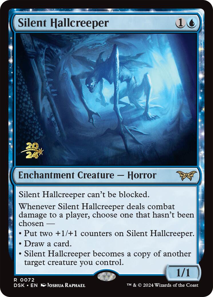 Silent Hallcreeper [Duskmourn: House of Horror Prerelease Promos] MTG Single Magic: The Gathering    | Red Claw Gaming