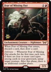 Fear of Missing Out [Duskmourn: House of Horror Prerelease Promos] MTG Single Magic: The Gathering    | Red Claw Gaming