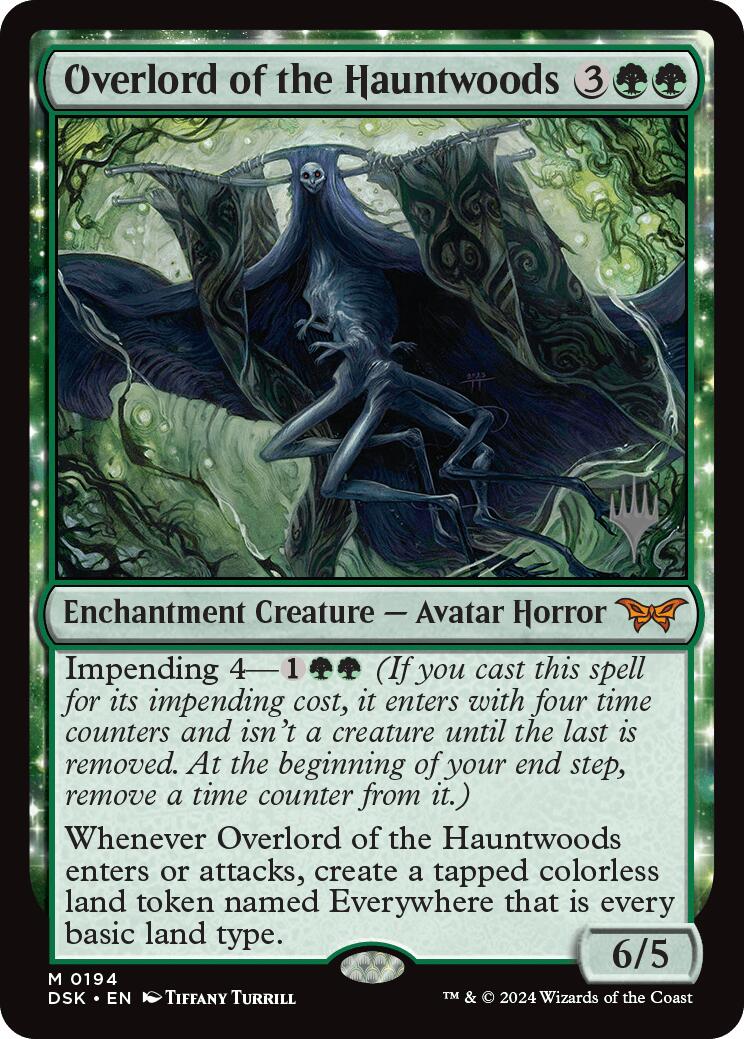 Overlord of the Hauntwoods [Duskmourn: House of Horror Promos] MTG Single Magic: The Gathering    | Red Claw Gaming