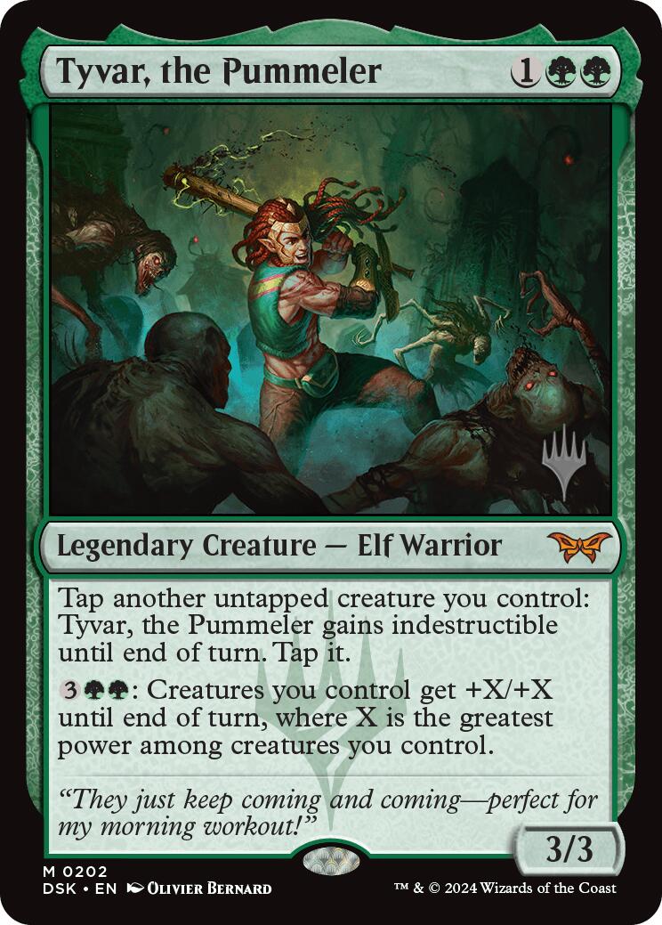 Tyvar, the Pummeler [Duskmourn: House of Horror Promos] MTG Single Magic: The Gathering    | Red Claw Gaming