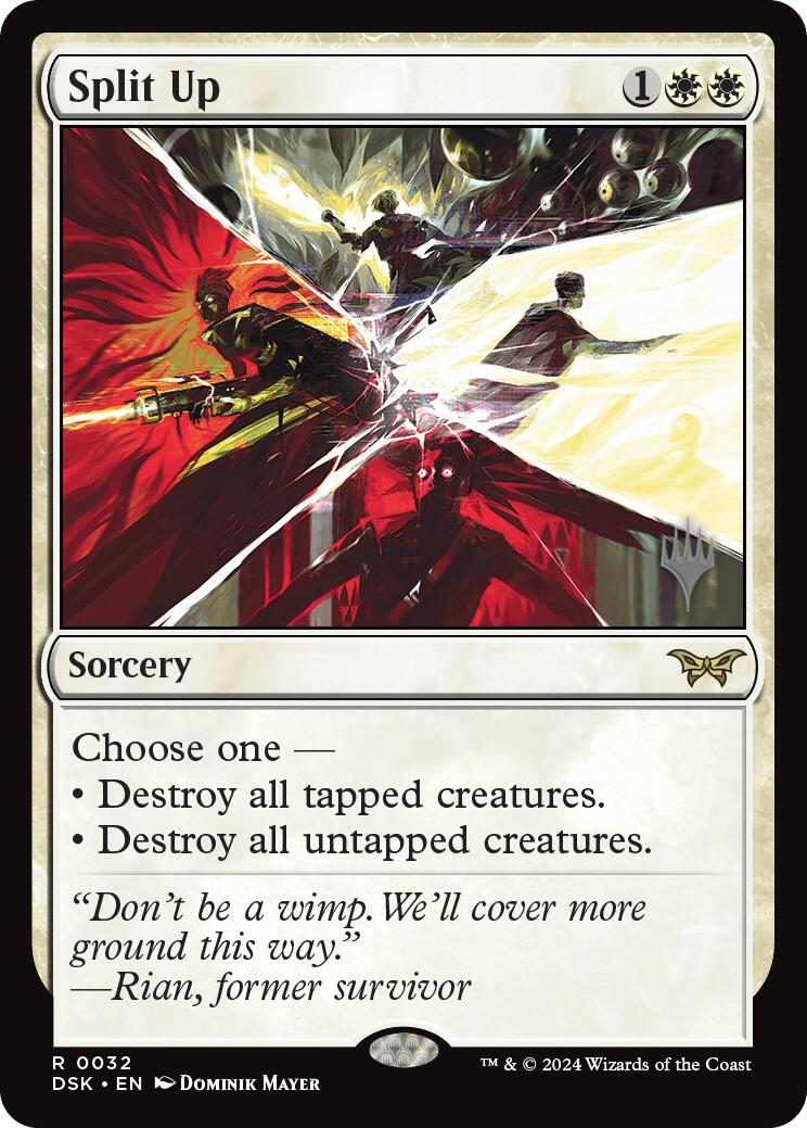 Split Up [Duskmourn: House of Horror Promos] MTG Single Magic: The Gathering    | Red Claw Gaming