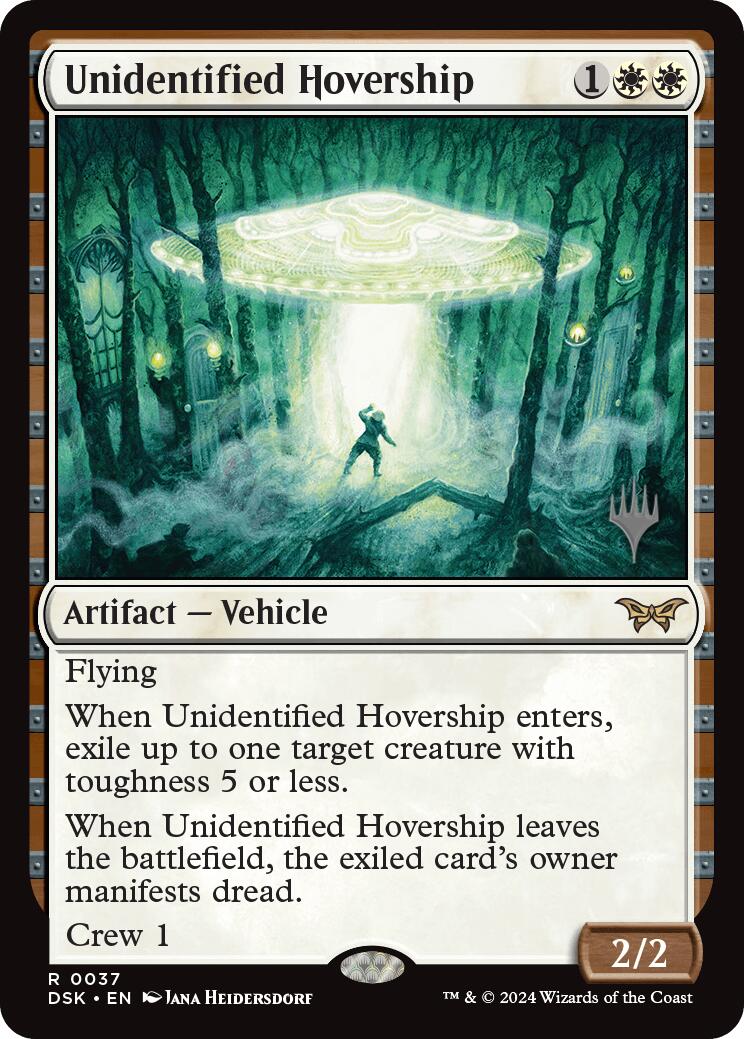 Unidentified Hovership [Duskmourn: House of Horror Promos] MTG Single Magic: The Gathering    | Red Claw Gaming