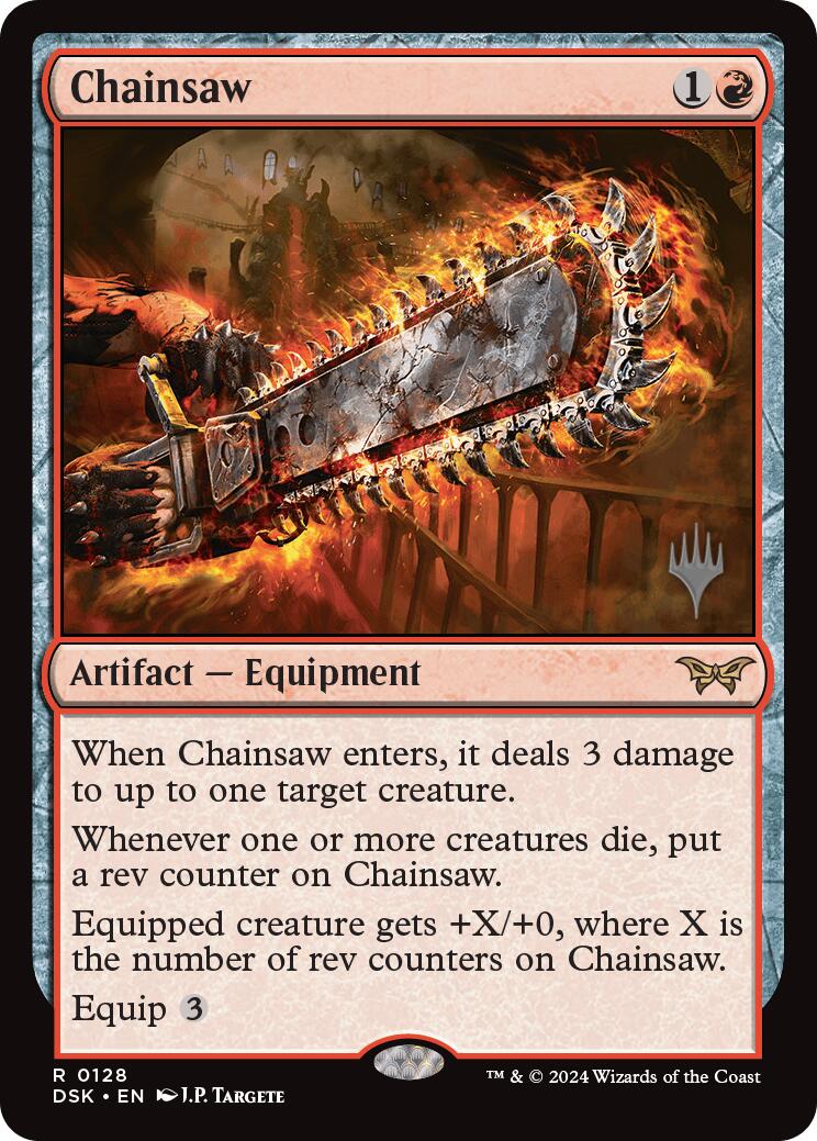 Chainsaw [Duskmourn: House of Horror Promos] MTG Single Magic: The Gathering    | Red Claw Gaming