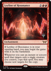 Leyline of Resonance [Duskmourn: House of Horror Promos] MTG Single Magic: The Gathering    | Red Claw Gaming