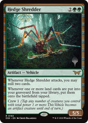 Hedge Shredder [Duskmourn: House of Horror Promos] MTG Single Magic: The Gathering    | Red Claw Gaming