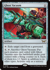 Ghost Vacuum [Duskmourn: House of Horror Promos] MTG Single Magic: The Gathering    | Red Claw Gaming