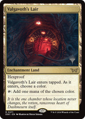 Valgavoth's Lair [Duskmourn: House of Horror Promos] MTG Single Magic: The Gathering    | Red Claw Gaming