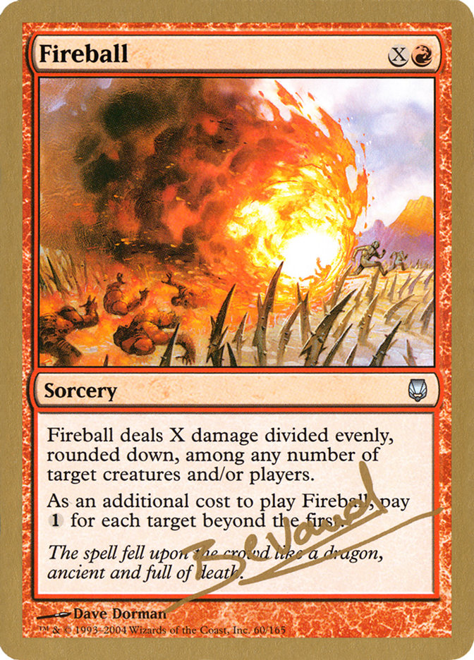 Fireball (Manuel Bevand) [World Championship Decks 2004] MTG Single Magic: The Gathering    | Red Claw Gaming