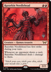 Razorkin Needlehead [Duskmourn: House of Horror Promos] MTG Single Magic: The Gathering    | Red Claw Gaming