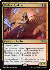 Undead Sprinter [Duskmourn: House of Horror Promos] MTG Single Magic: The Gathering    | Red Claw Gaming