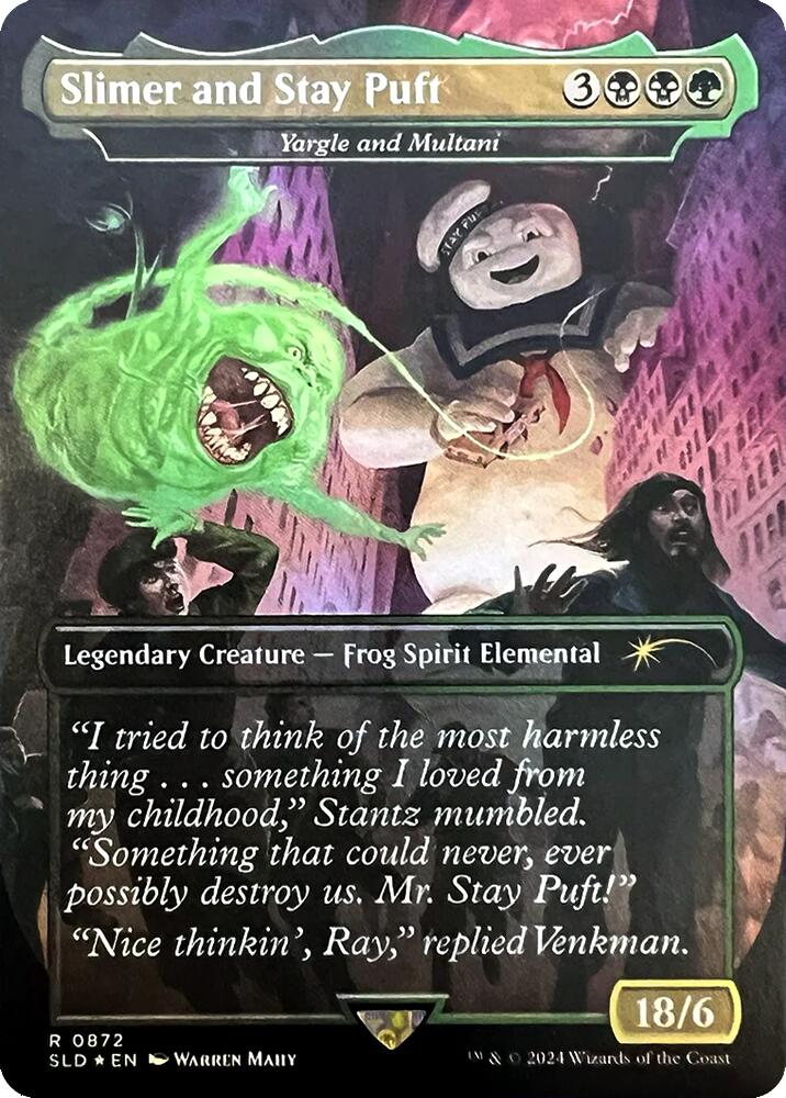 Slimer and Stay Puft - Yargle and Multani [Secret Lair Drop Series] MTG Single Magic: The Gathering    | Red Claw Gaming