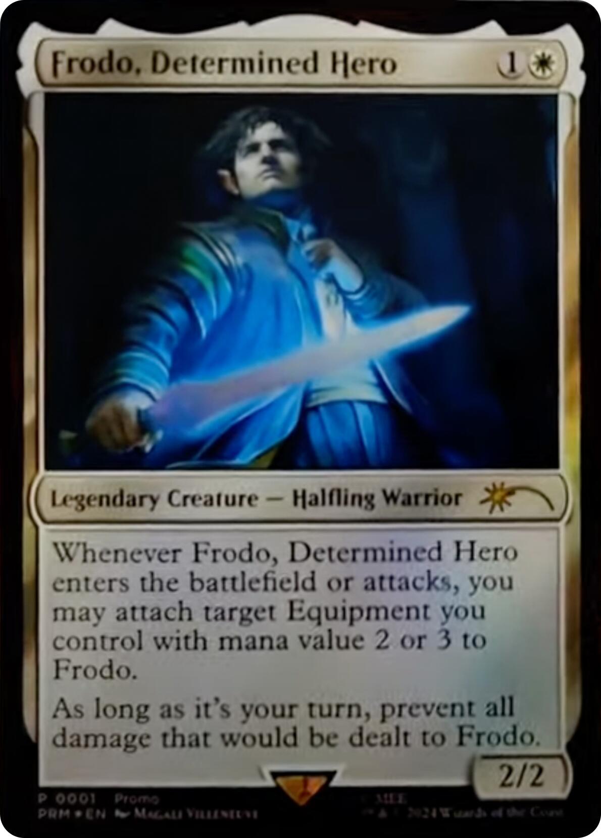 Frodo, Determined Hero [Resale Promos] MTG Single Magic: The Gathering    | Red Claw Gaming