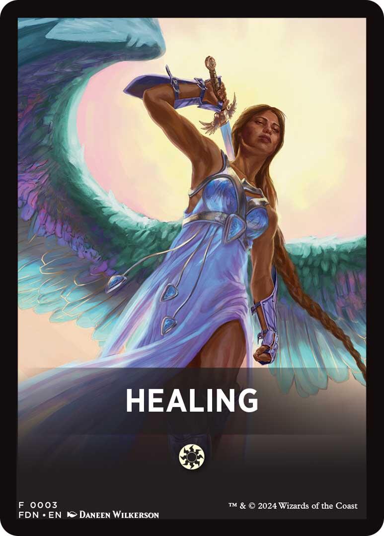 Healing Theme Card [Foundations Tokens] | Red Claw Gaming