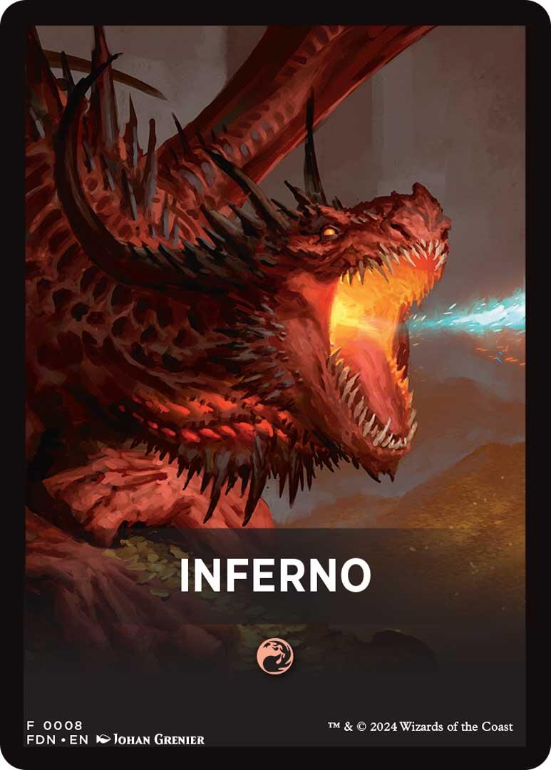 Inferno Theme Card [Foundations Tokens] | Red Claw Gaming